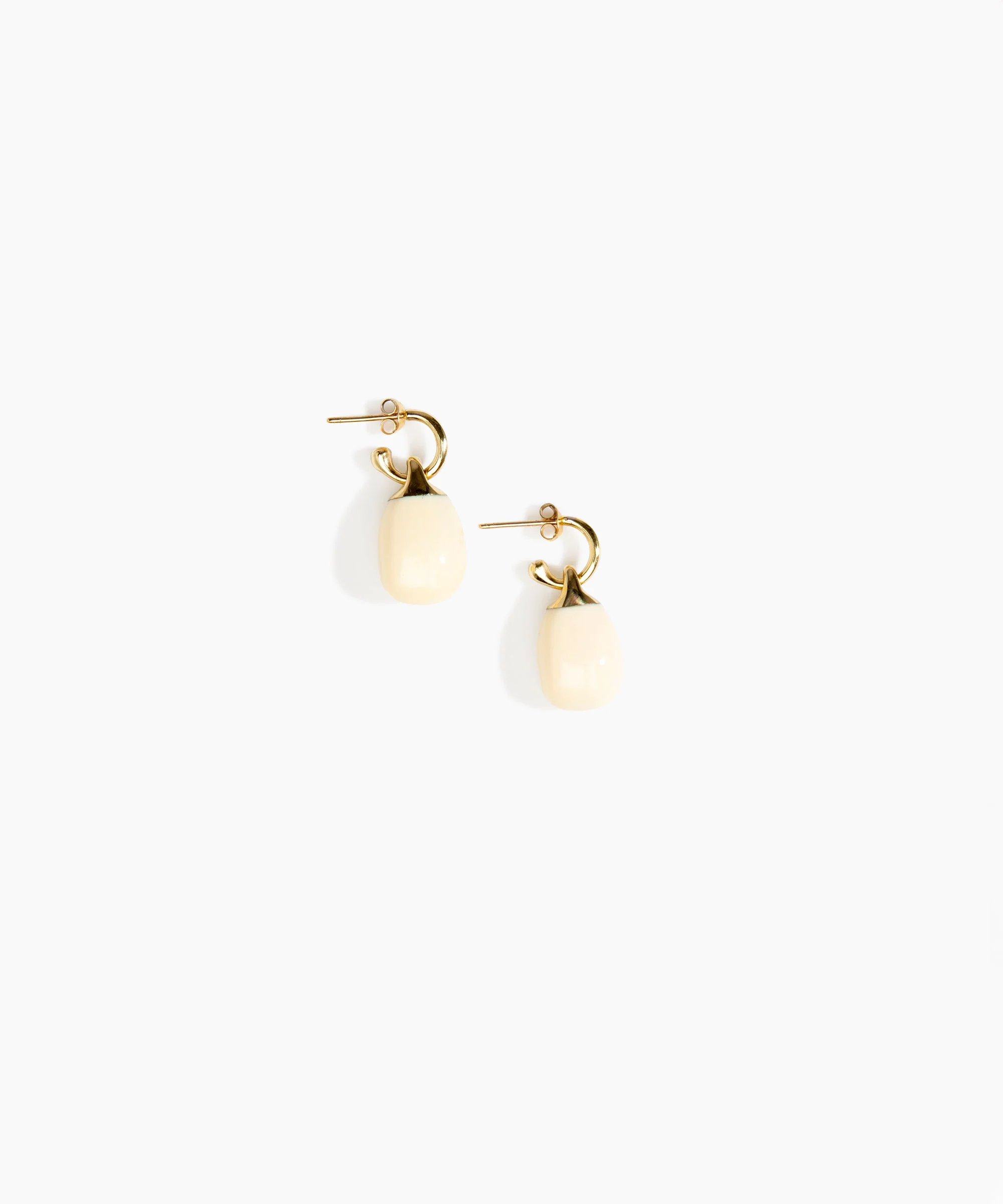 Small River Rock Hoop Earrings - Image 17