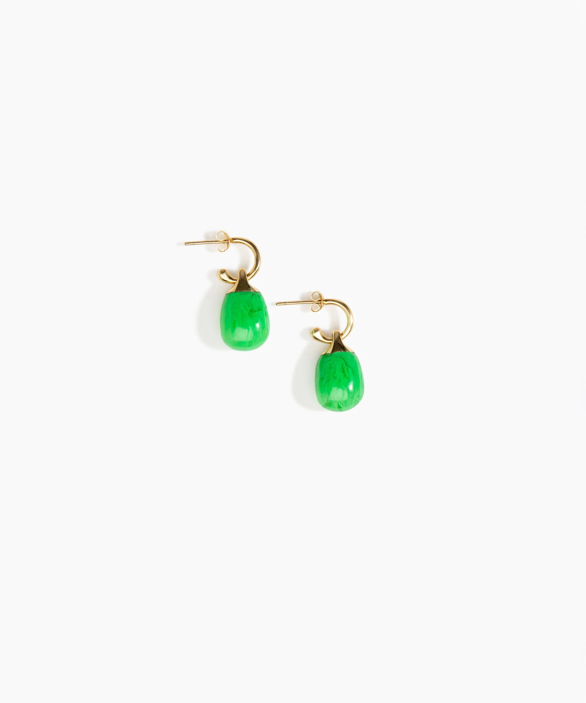 Small River Rock Hoop Earrings - Image 18