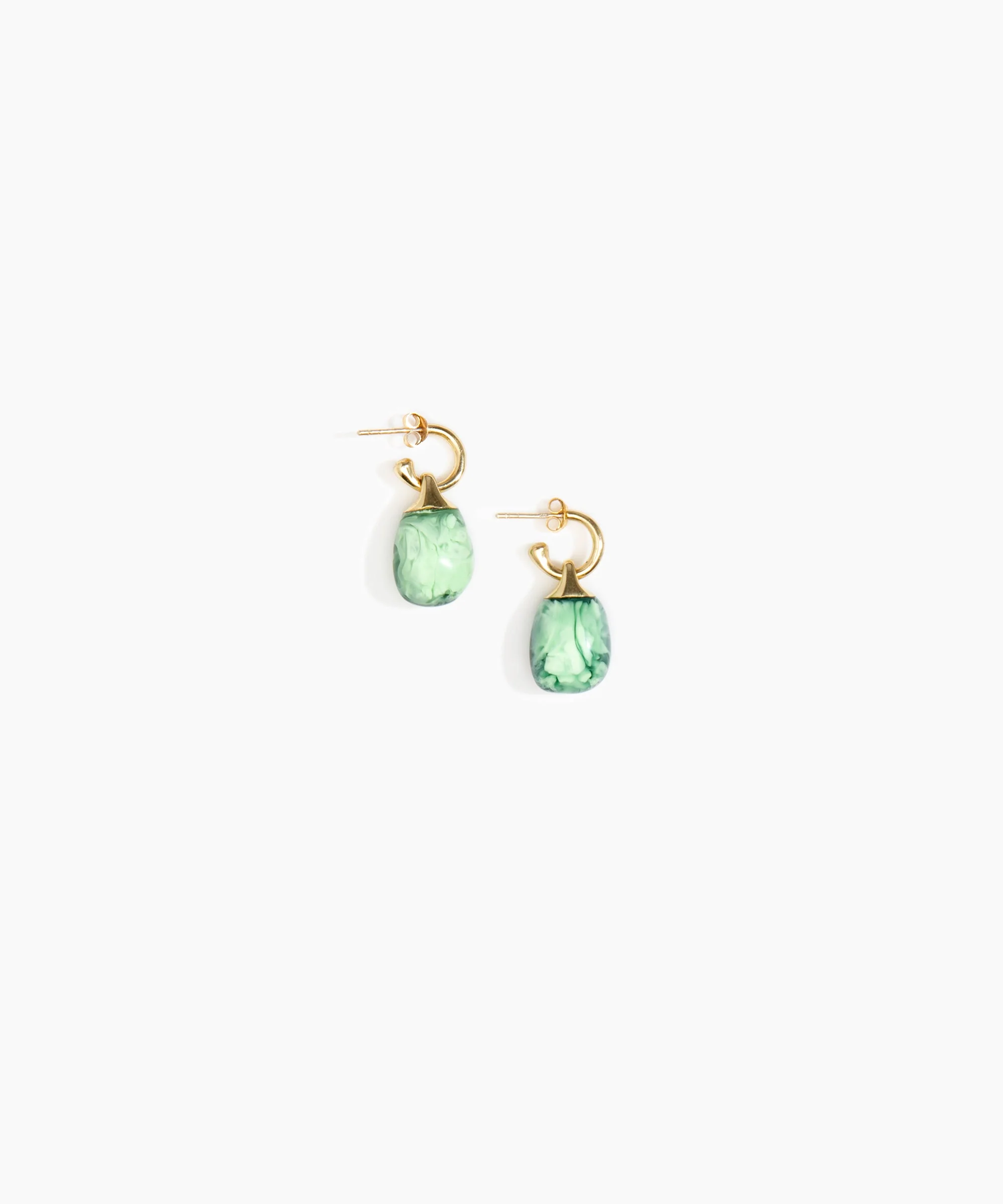 Small River Rock Hoop Earrings - Image 19