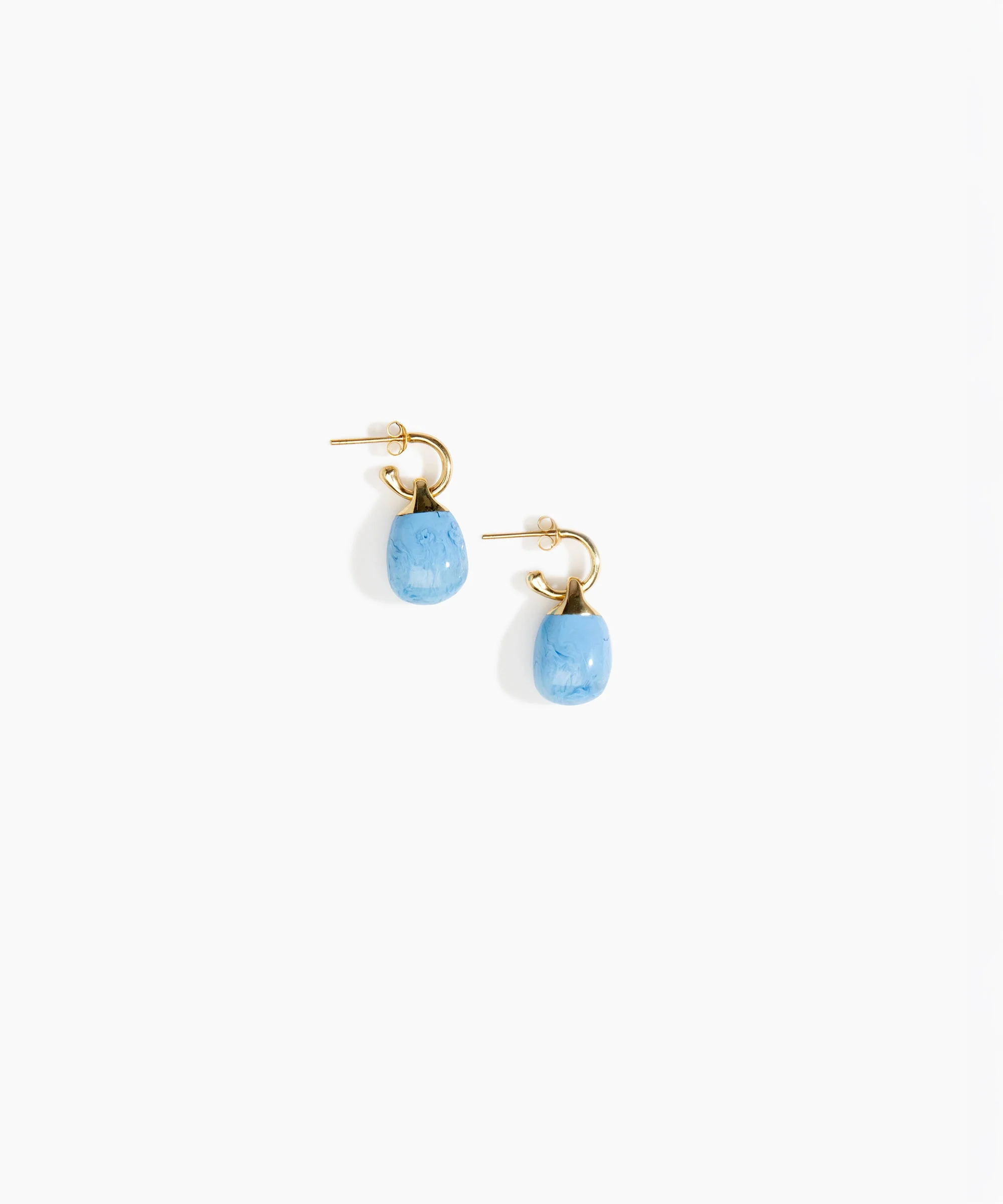 Small River Rock Hoop Earrings - Image 22