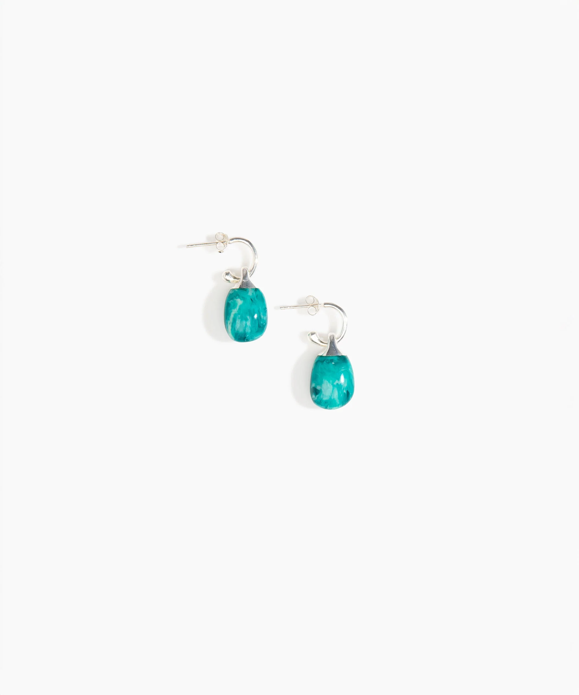 Small River Rock Hoop Earrings - Image 23