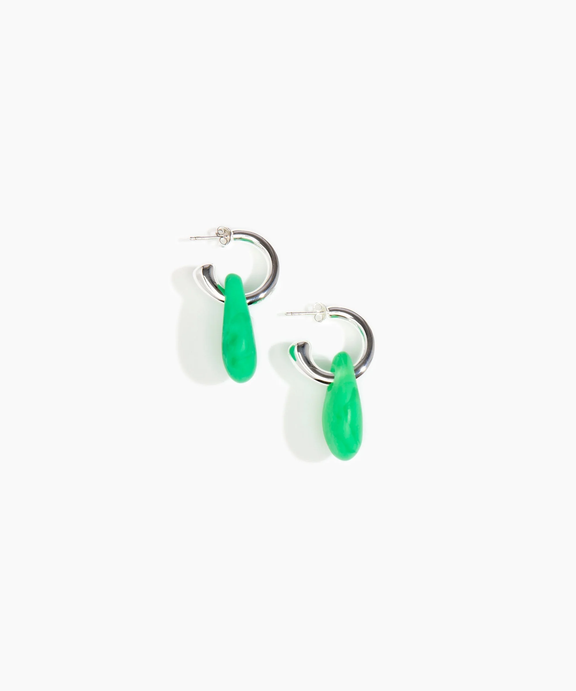 Small Rock Hoop Earrings - Image 15