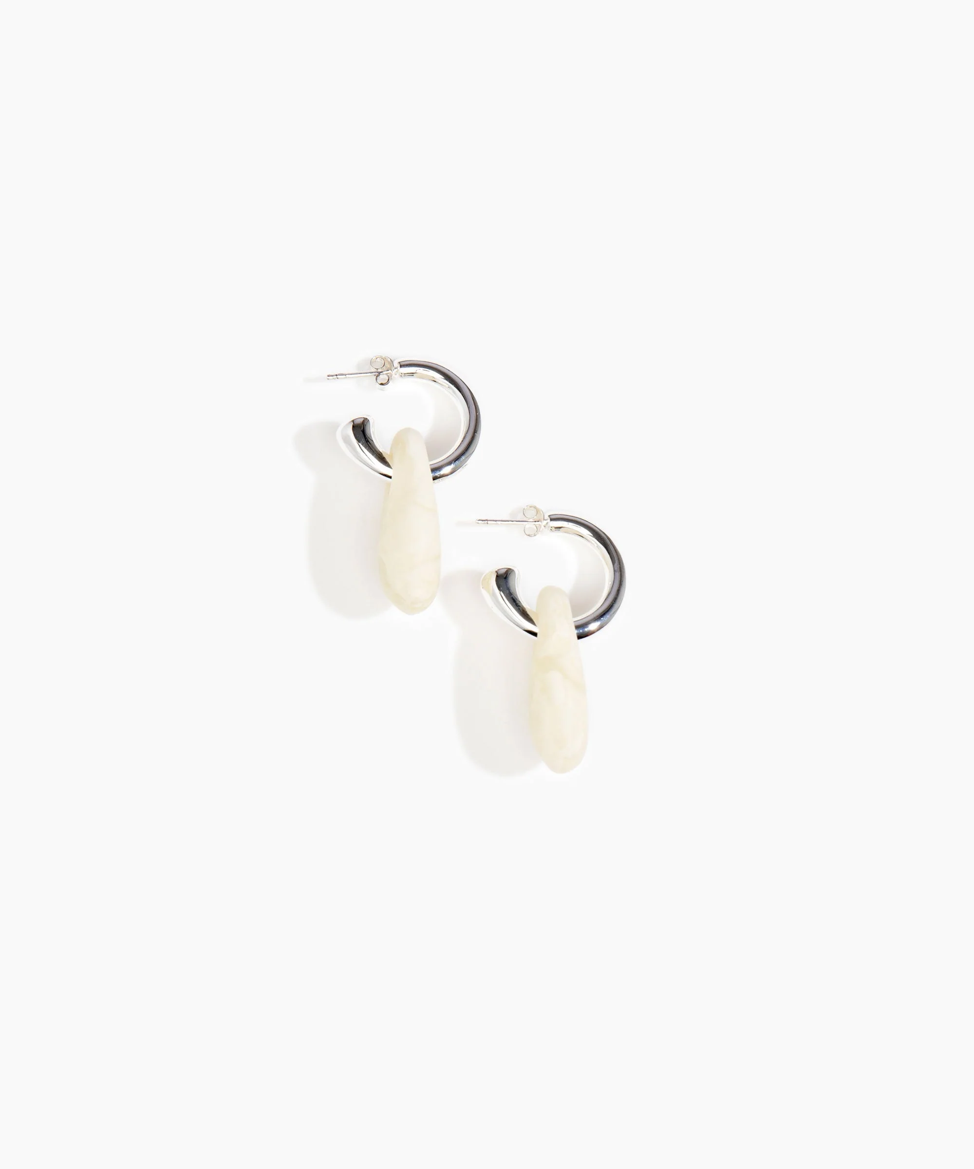 Small Rock Hoop Earrings - Image 18