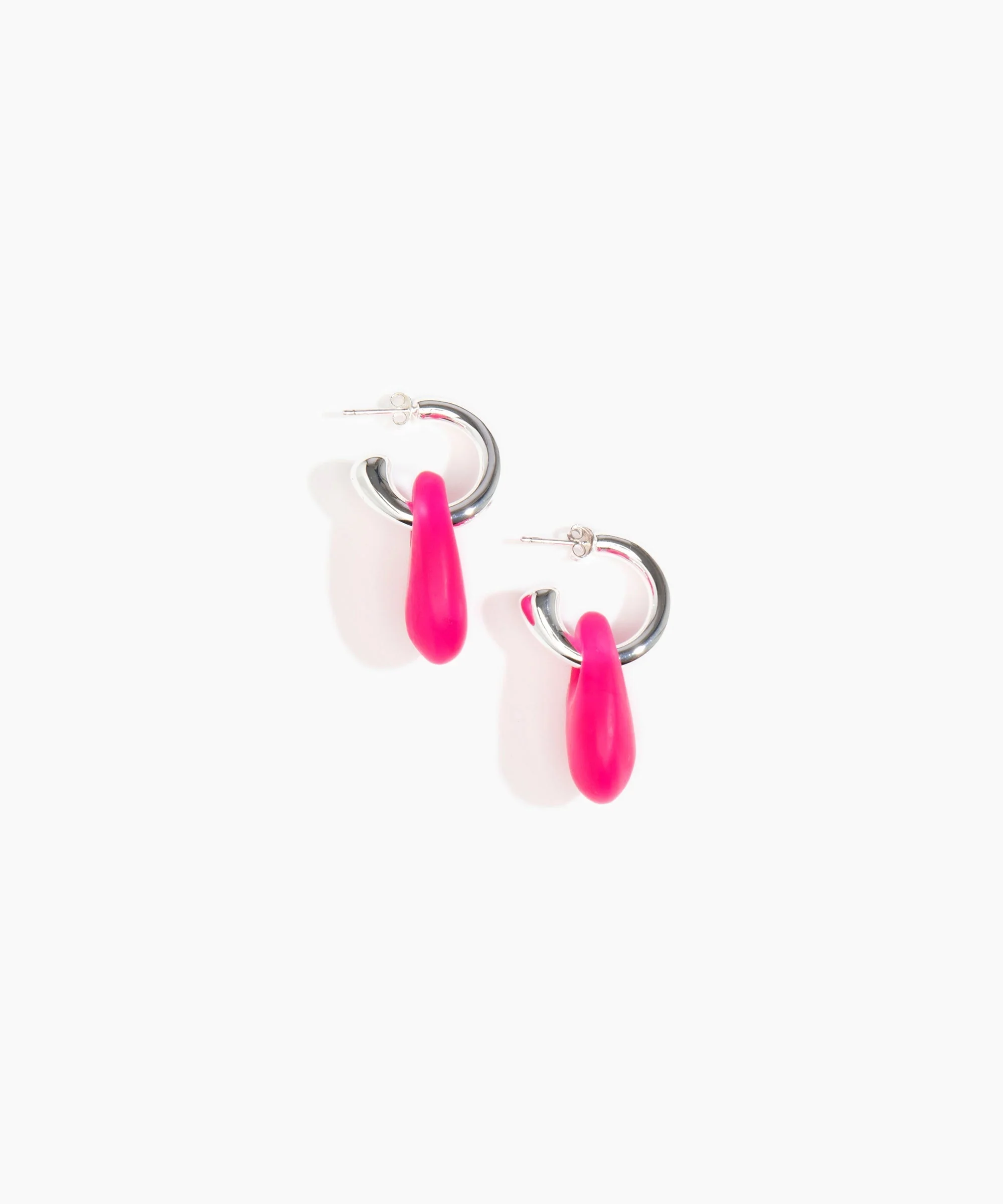 Small Rock Hoop Earrings - Image 19