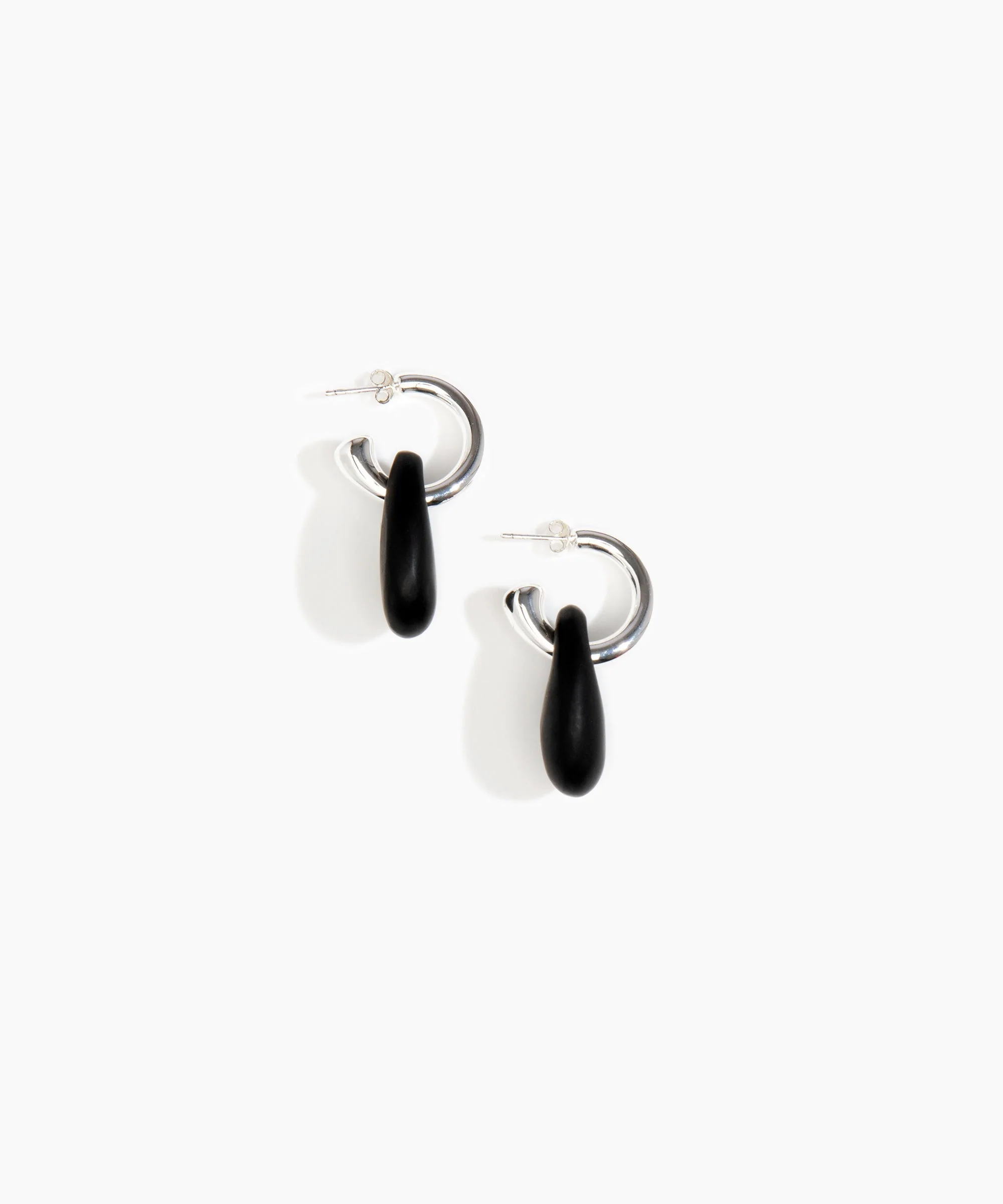 Small Rock Hoop Earrings - Image 21