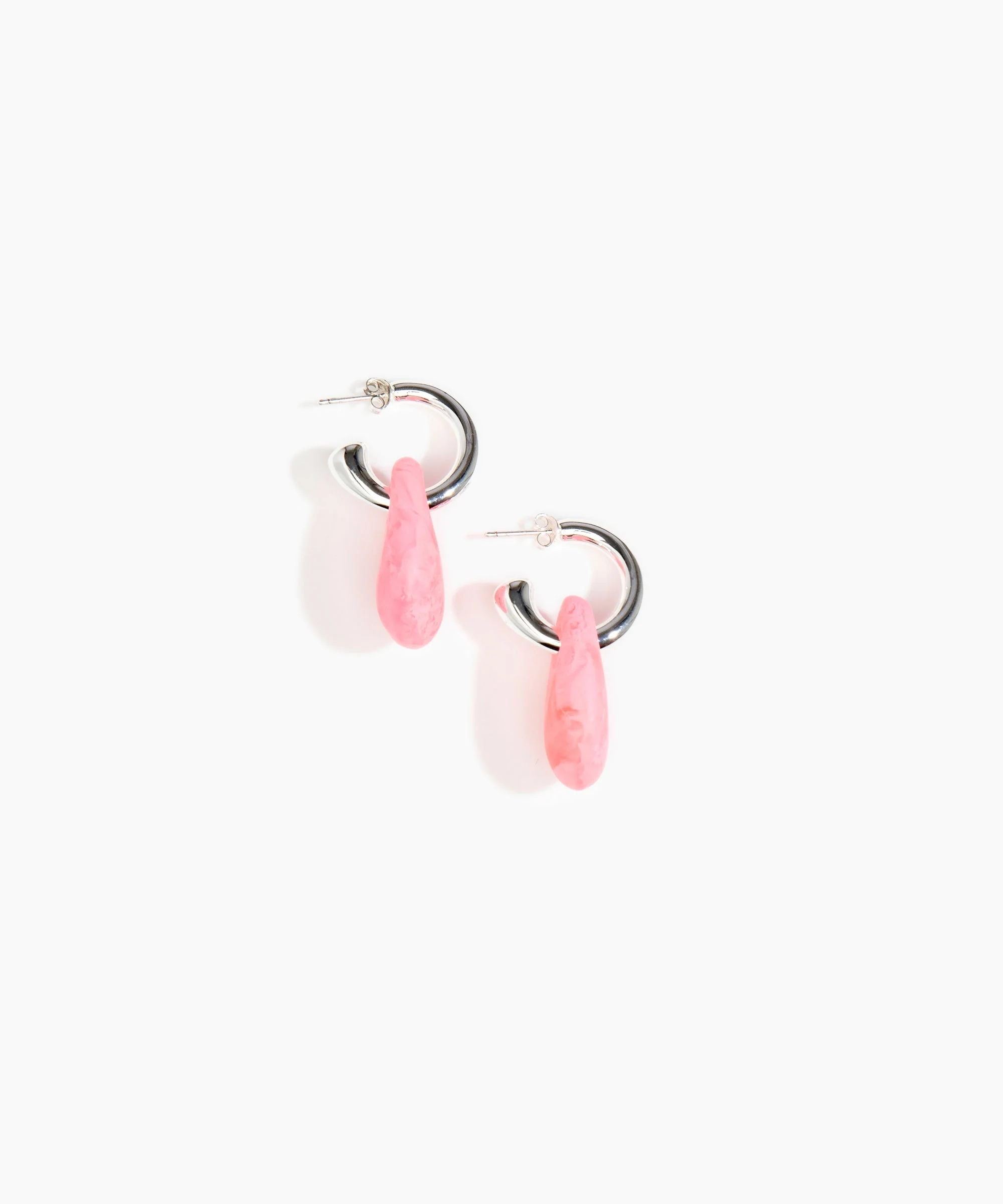 Small Rock Hoop Earrings - Image 22