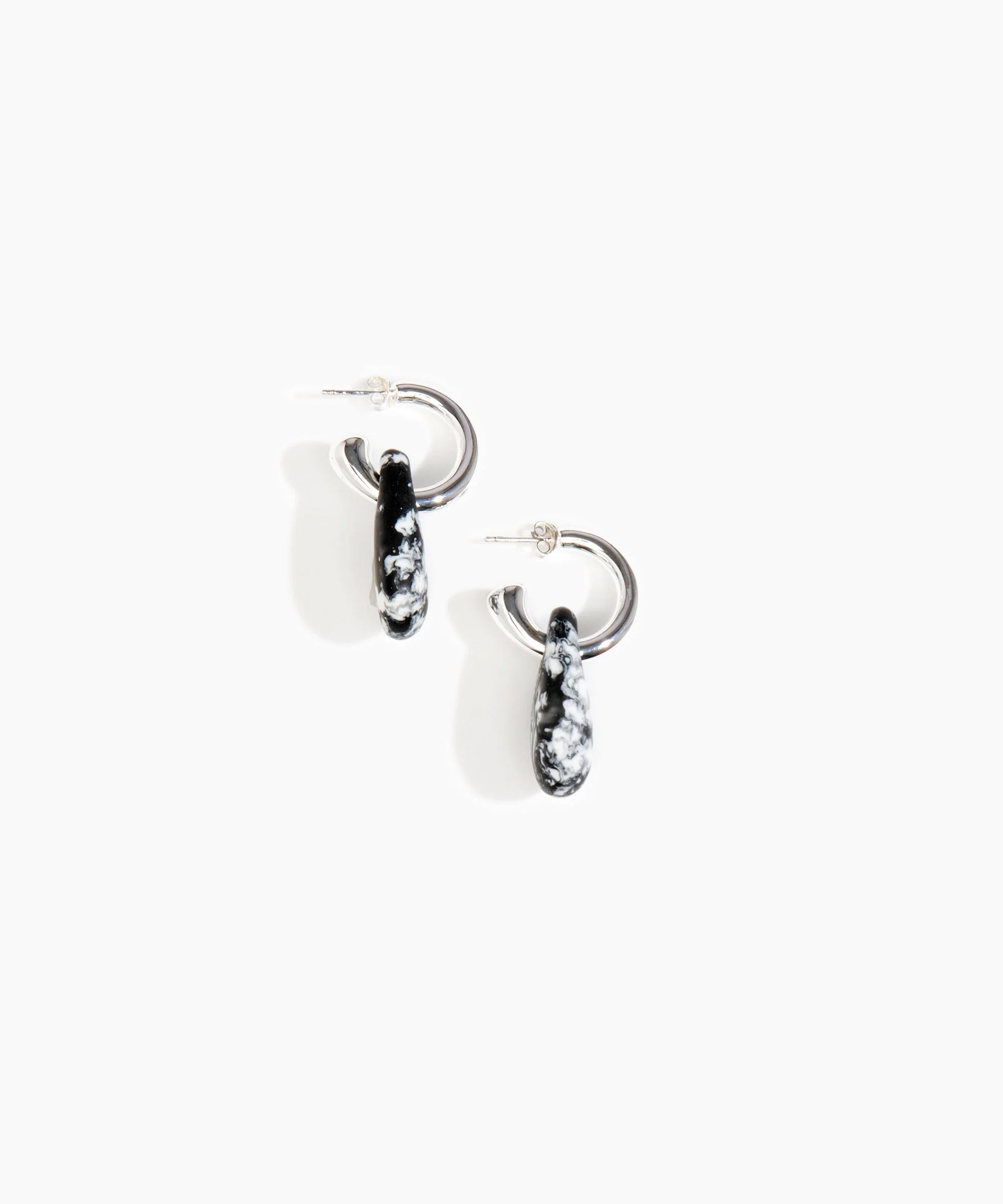 Small Rock Hoop Earrings - Image 23