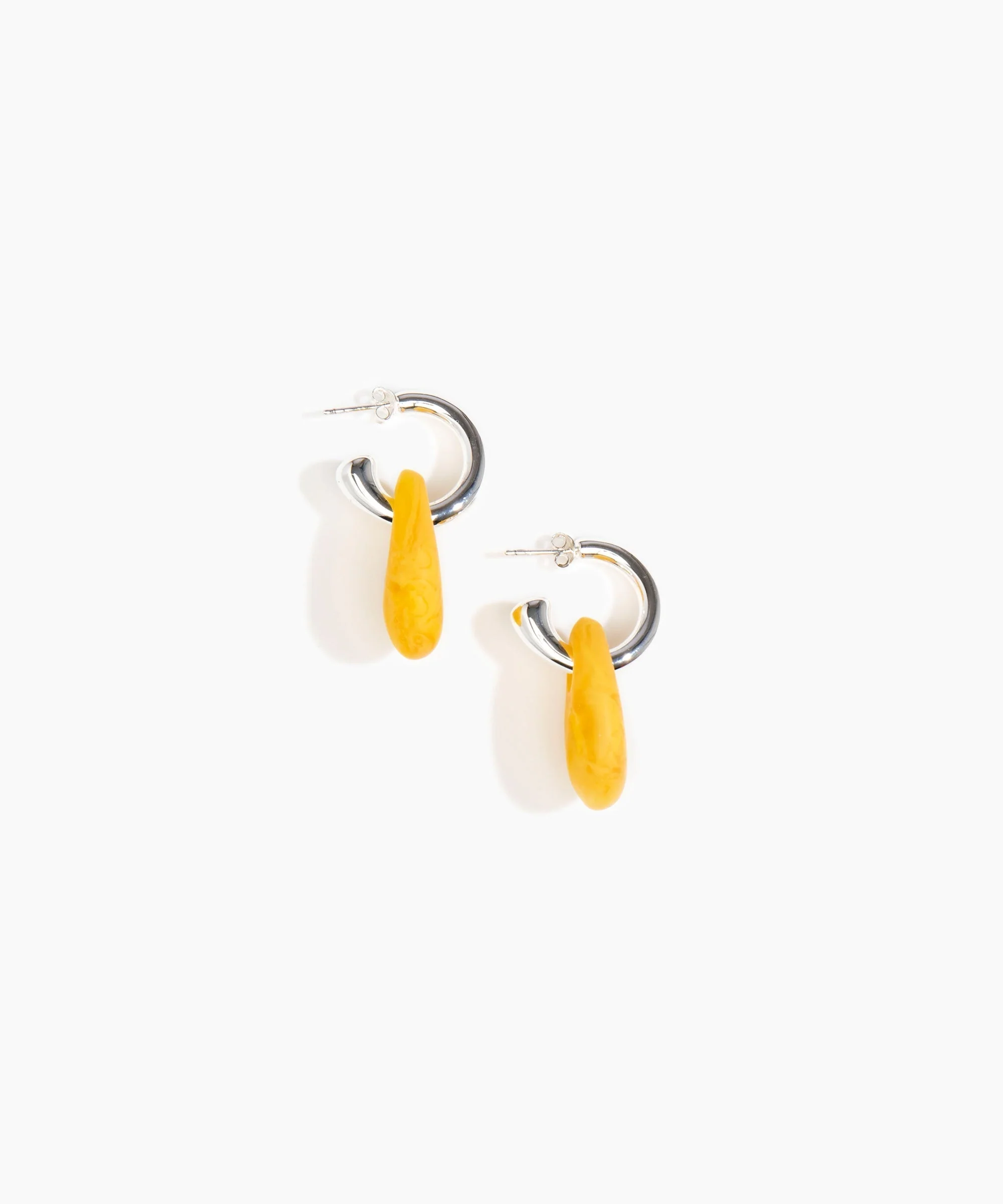 Small Rock Hoop Earrings - Image 24