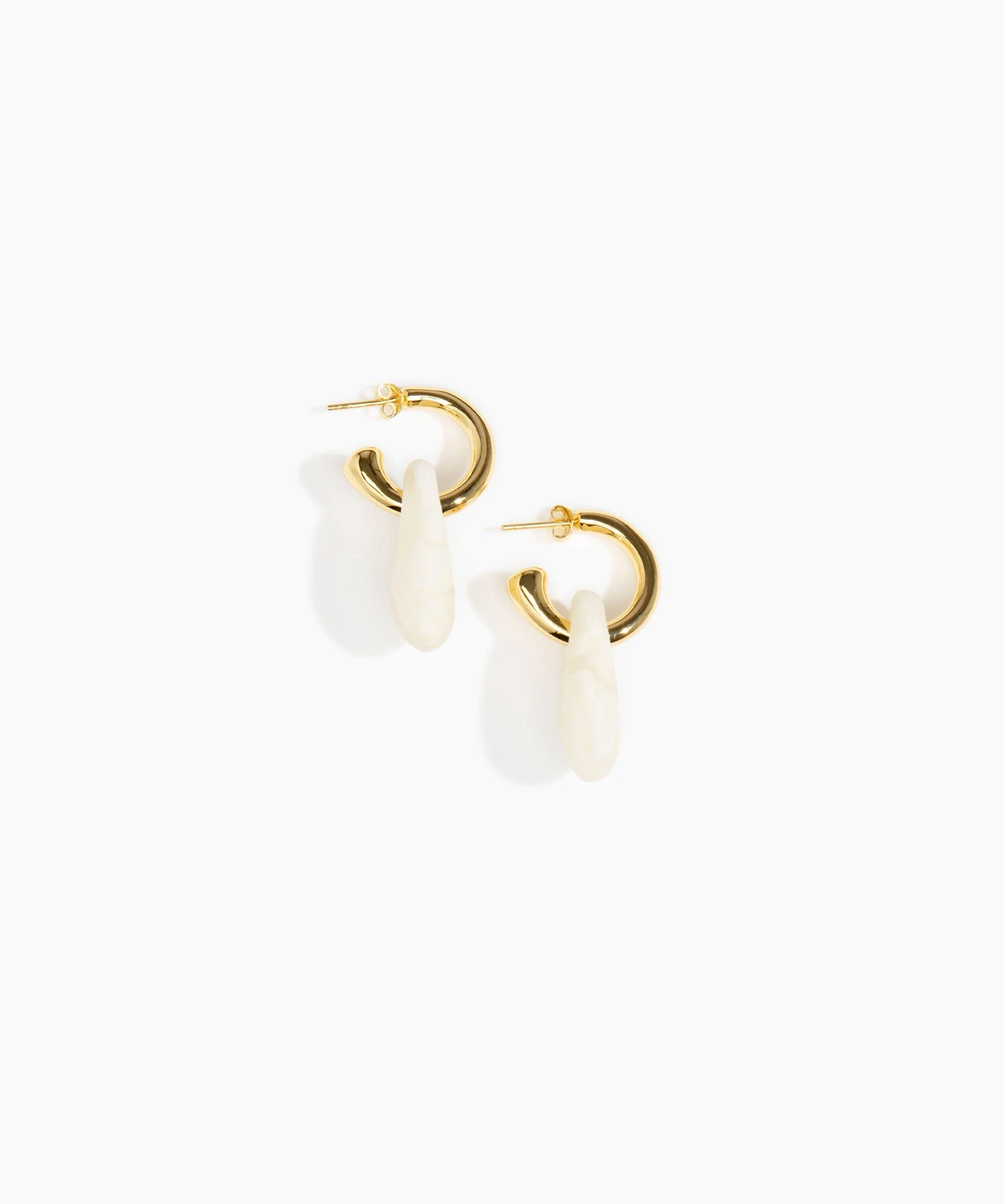 Small Rock Hoop Earrings - Image 25