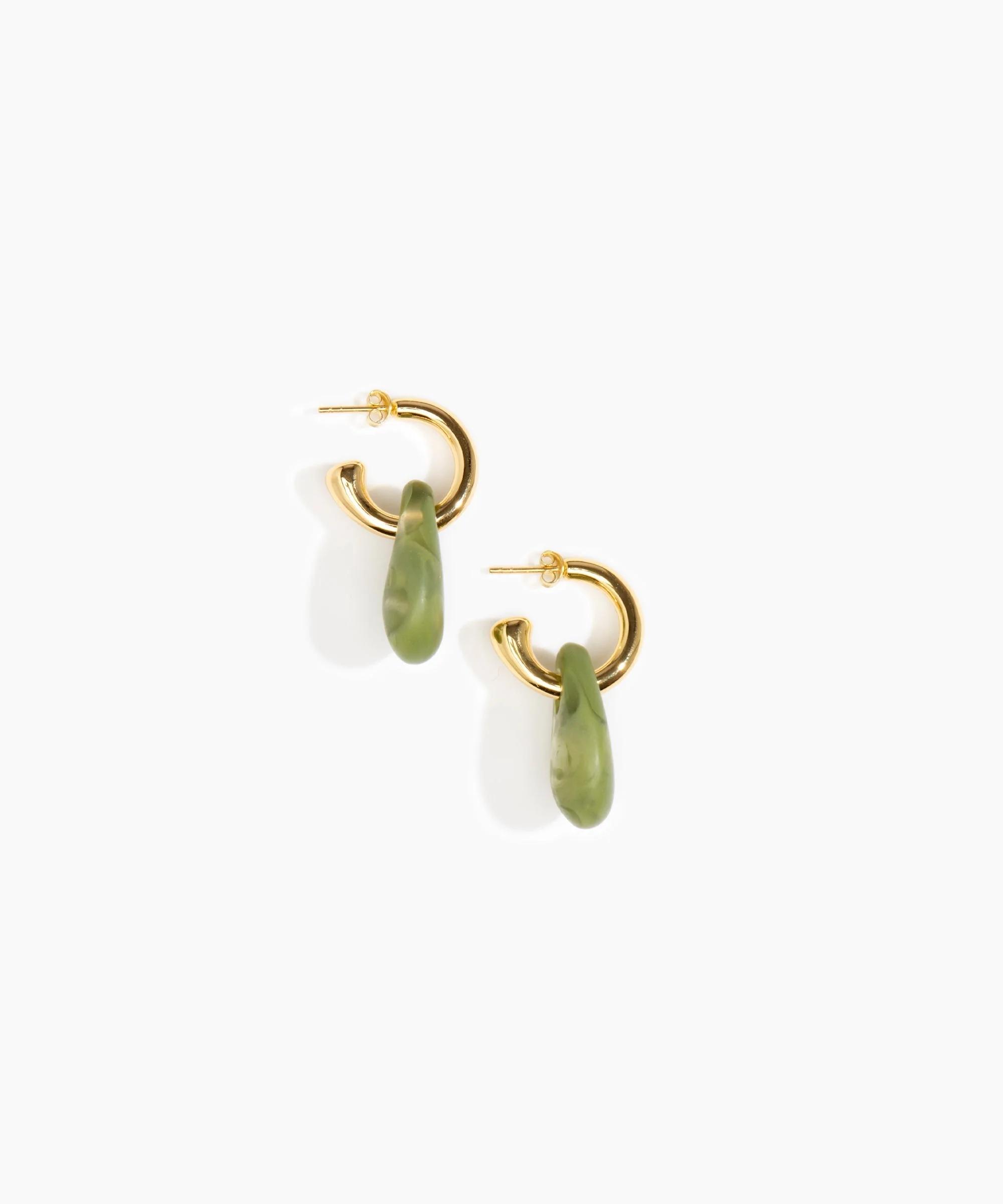 Small Rock Hoop Earrings - Image 26
