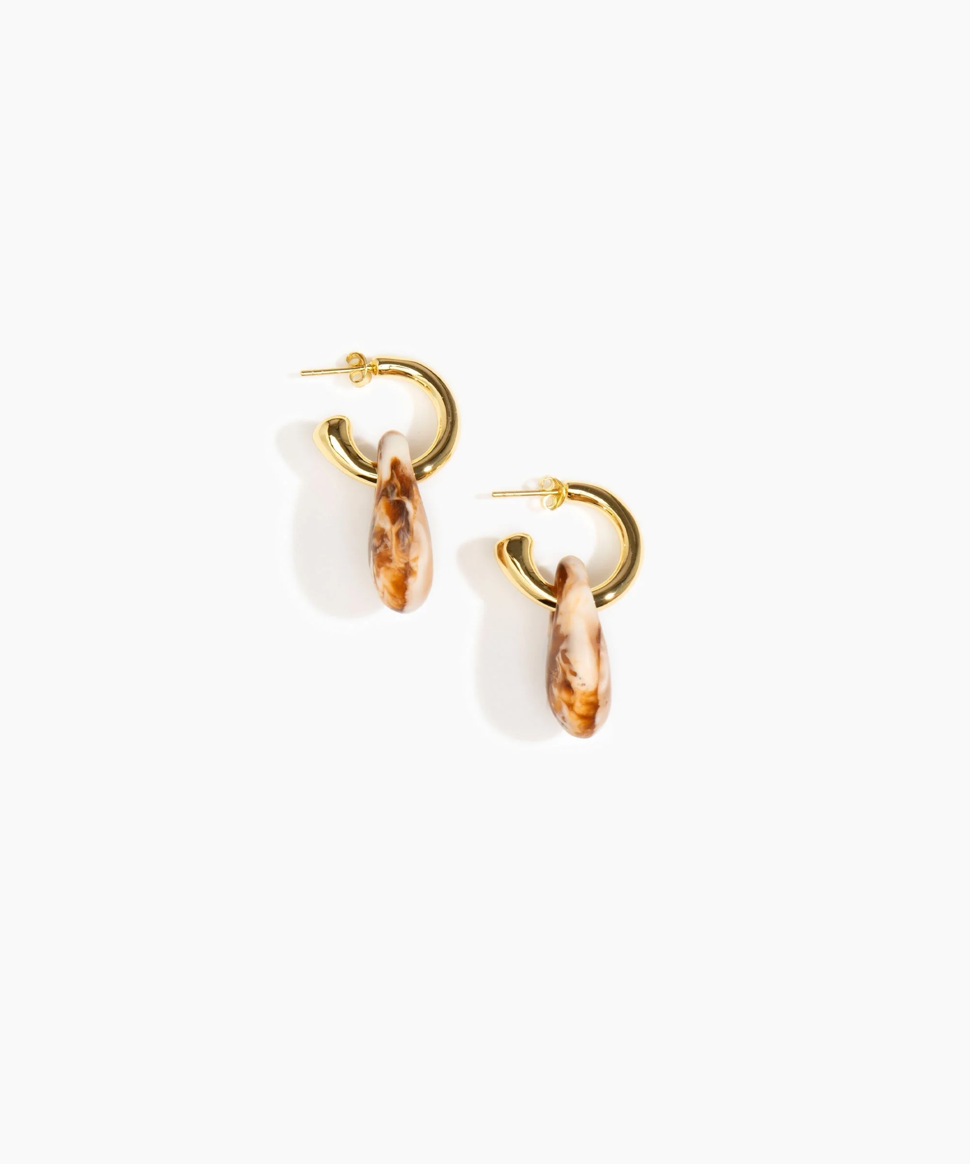 Small Rock Hoop Earrings - Image 27