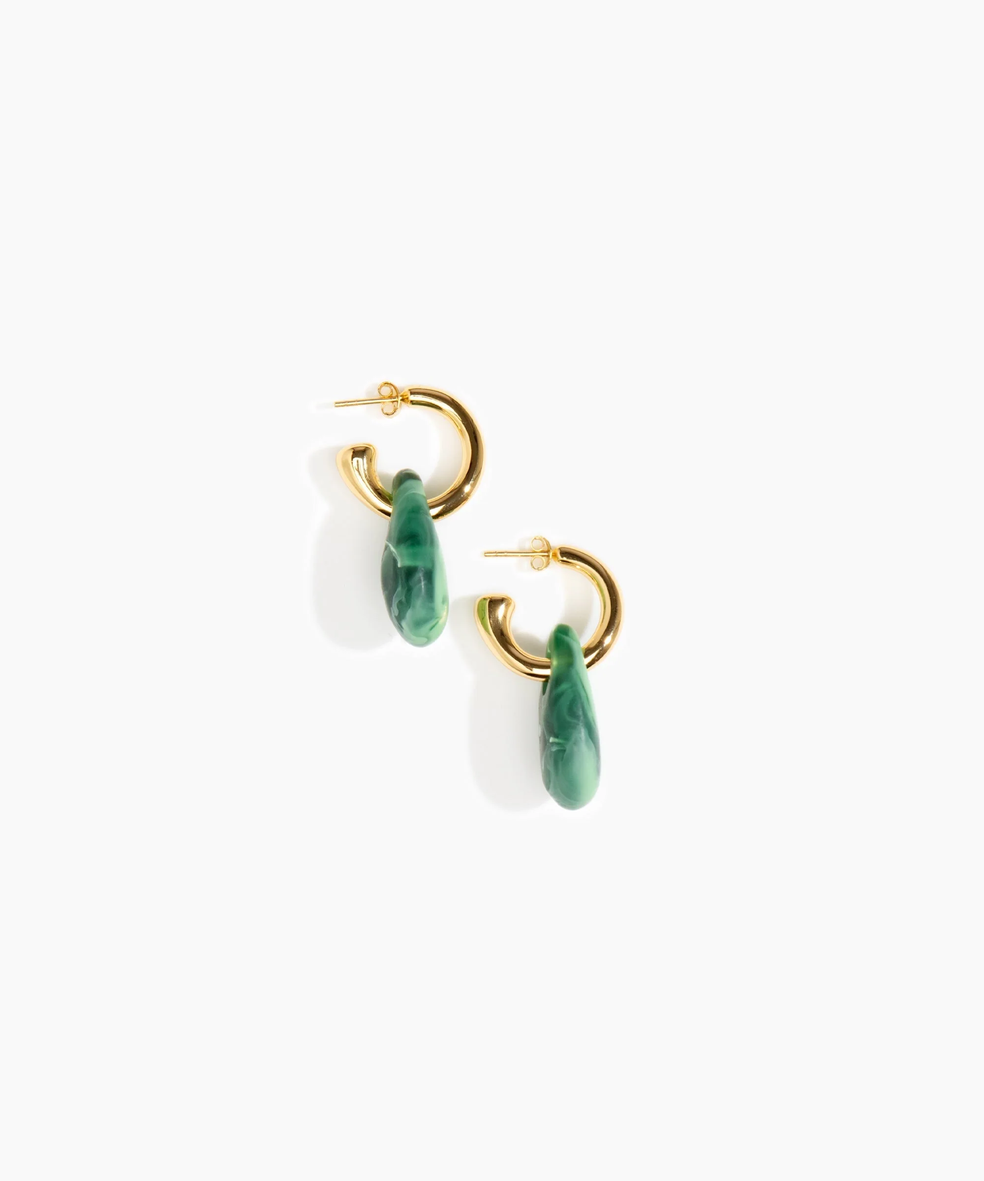 Small Rock Hoop Earrings - Image 28