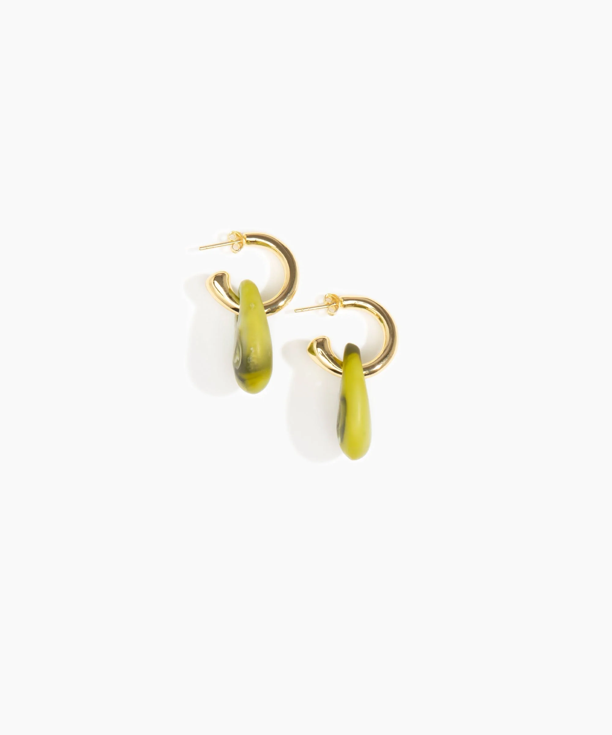 Small Rock Hoop Earrings - Image 30