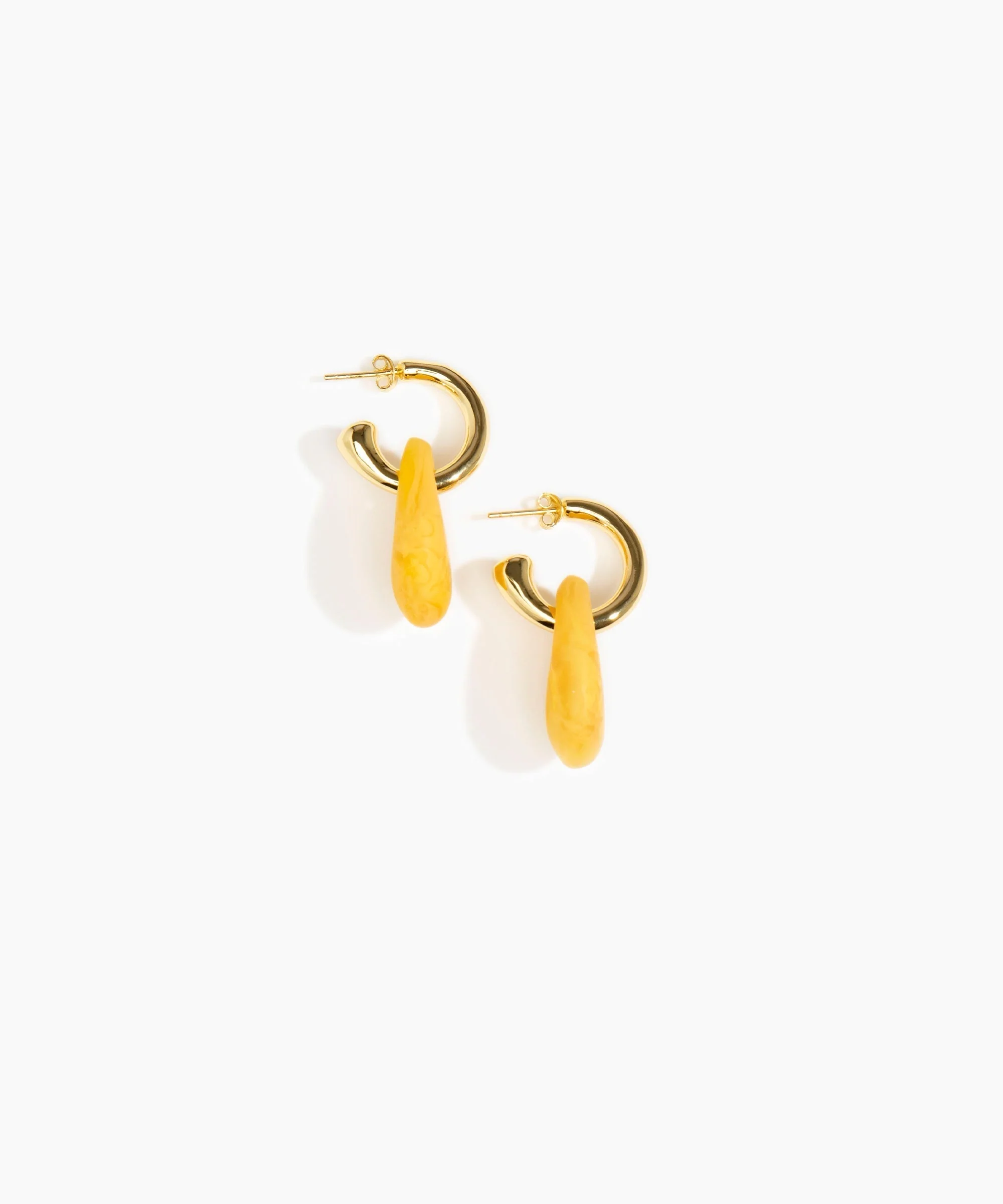 Small Rock Hoop Earrings - Image 36
