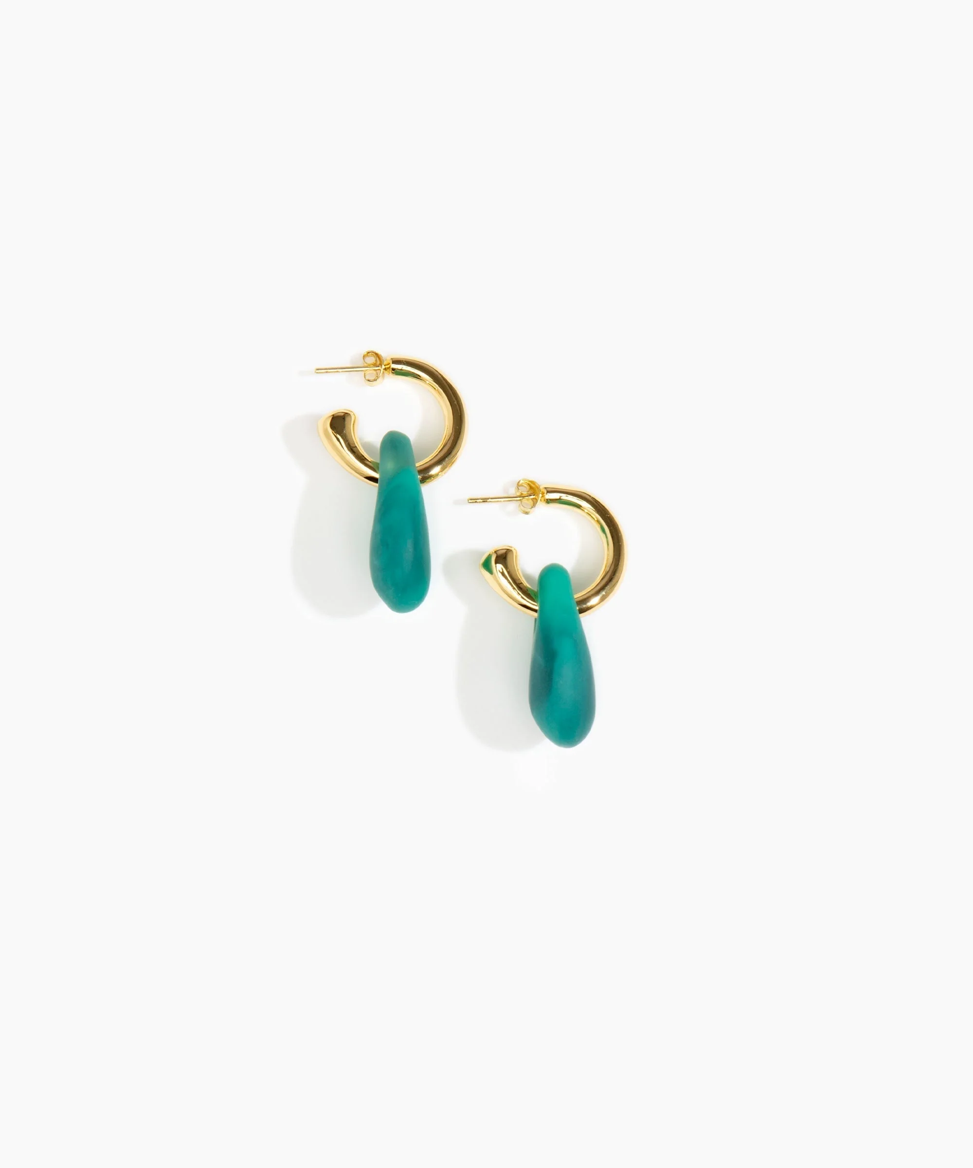 Small Rock Hoop Earrings - Image 38