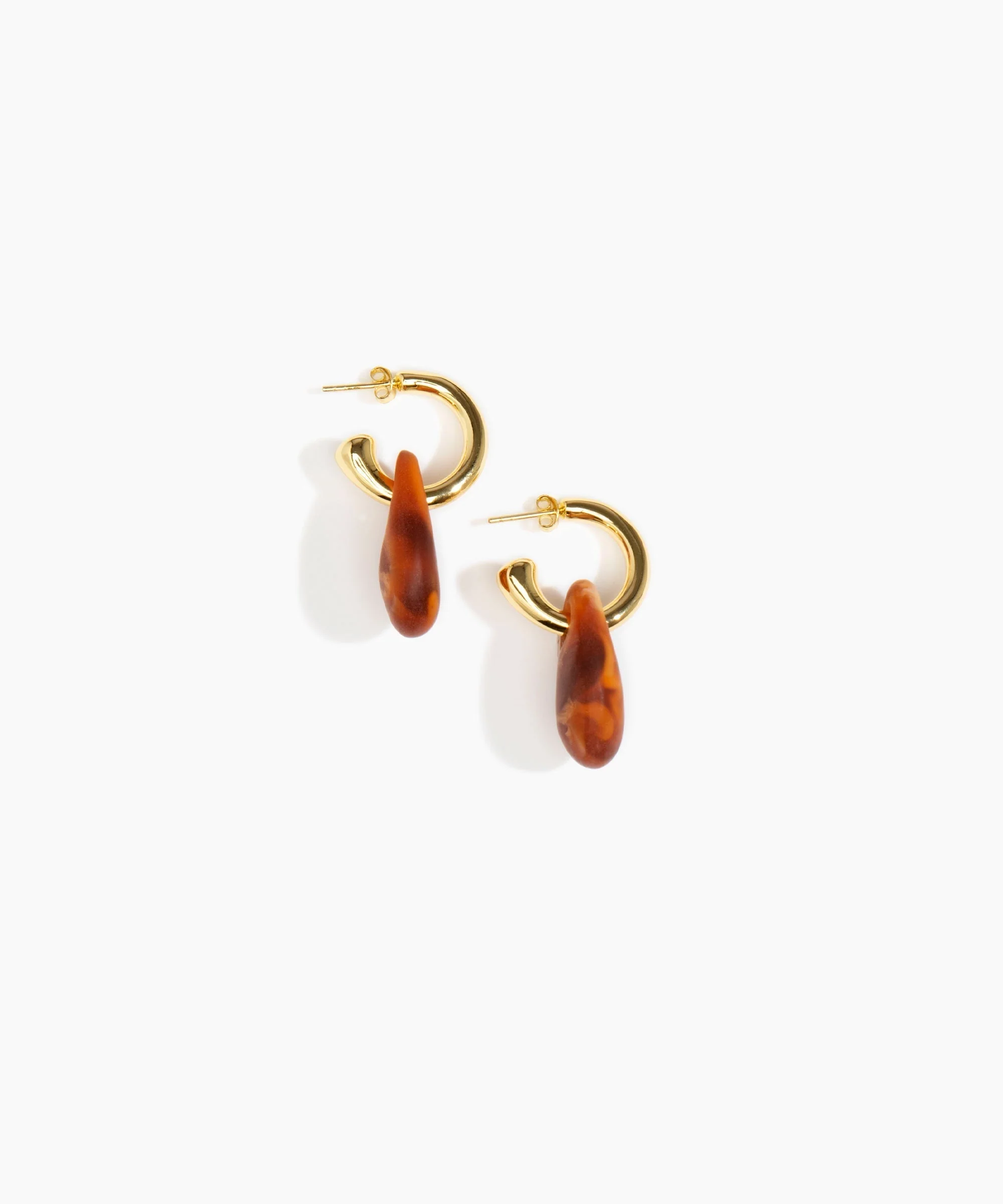 Small Rock Hoop Earrings - Image 40
