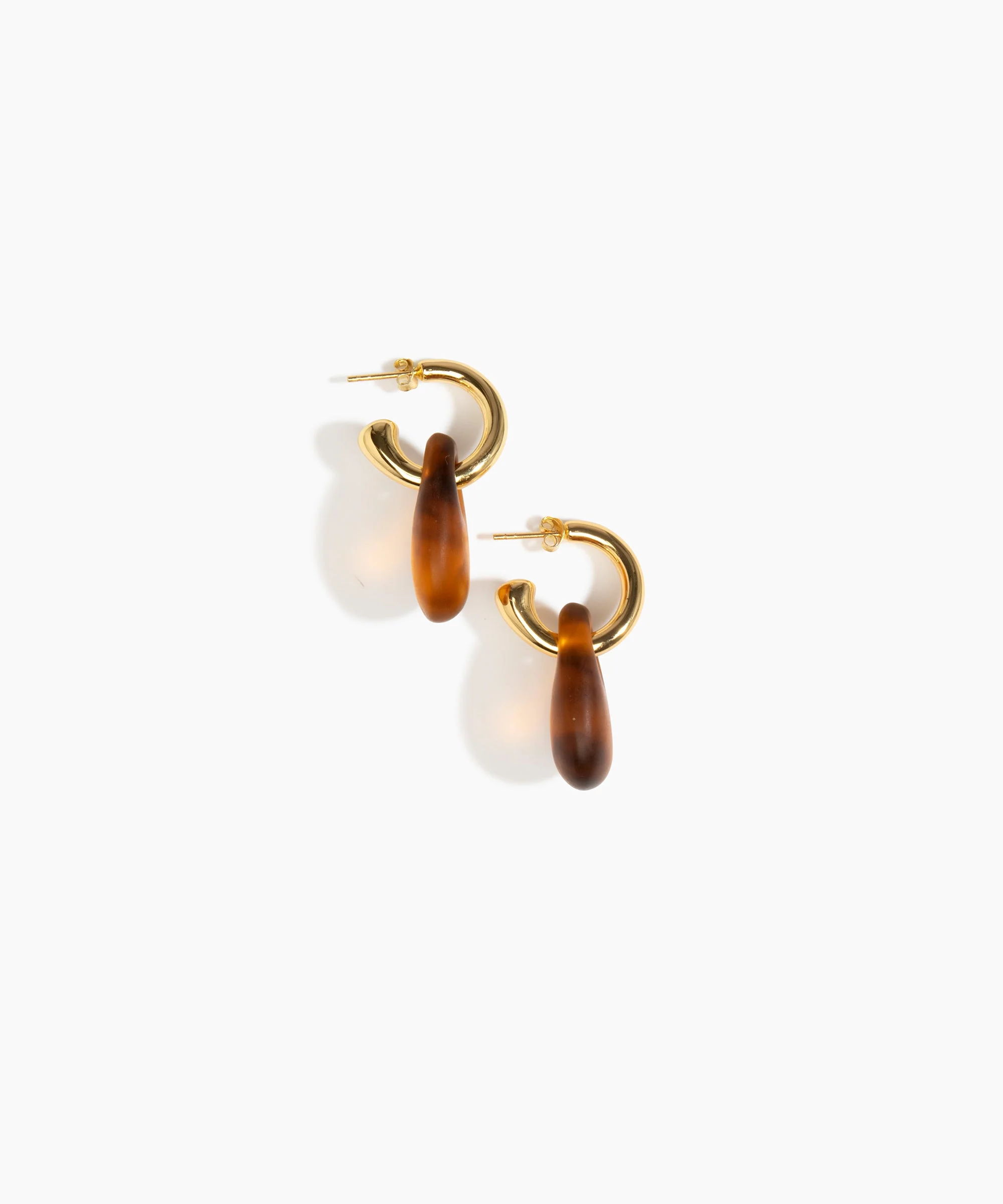 Small Rock Hoop Earrings - Image 47