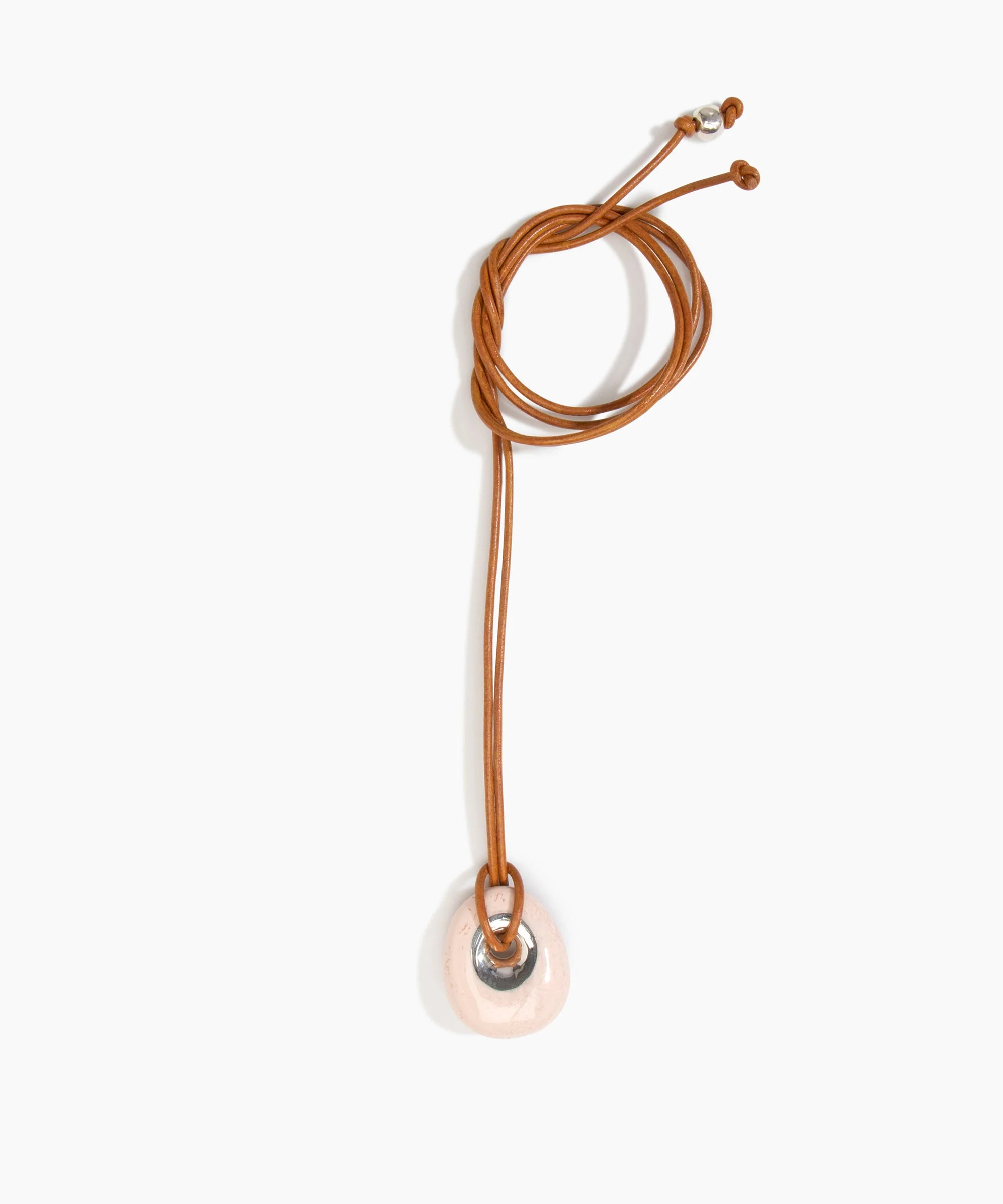 Small Rock Pendant on Leather - Image 5