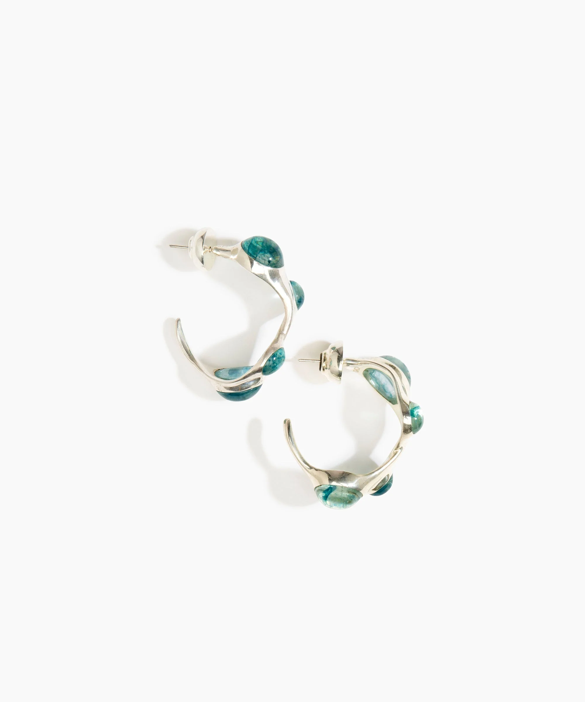 Watercolour Hoop Earrings - Image 3